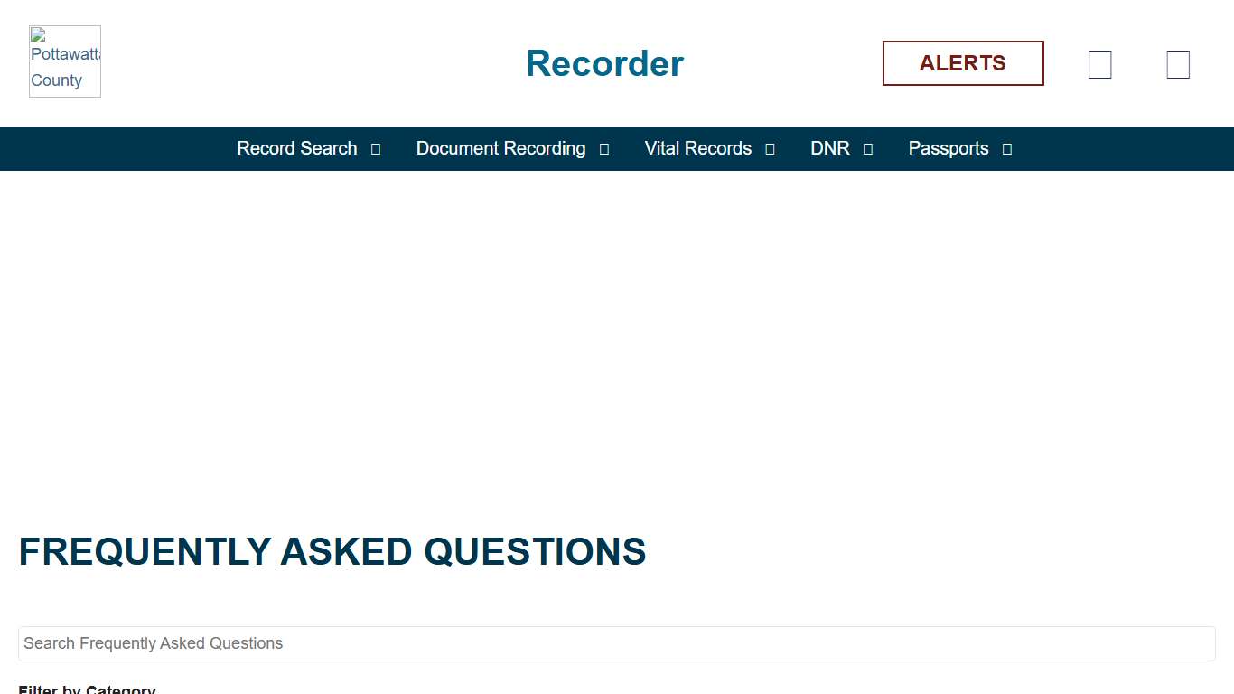 Frequently Asked Questions - Recorder - Pottawattamie County, Iowa