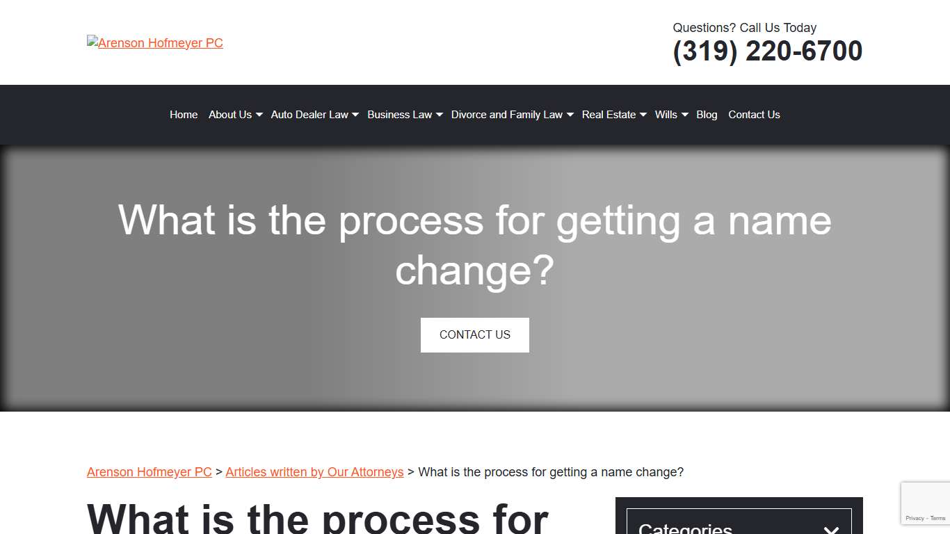 What is the process for getting a name change?